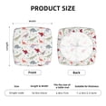 thumbnail image 6 of Lsque Cute Dinosaur Printed Square Couch Cushion Covers, Floral Sofa Cushion Covers Replacement, Stretch Couch Covers for Couch-16.9in, 6 of 9