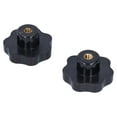 thumbnail image 1 of Filfeel 2Pc Star Grip Knob Tighten Nut Clamping Handle Machine Tool Accessories M12 X 80, 1 of 8