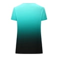 thumbnail image 4 of Summer Shirts 2026 Womens Solid T Shirts for Women Loose Oversized Tops Basic Tee, 4 of 5