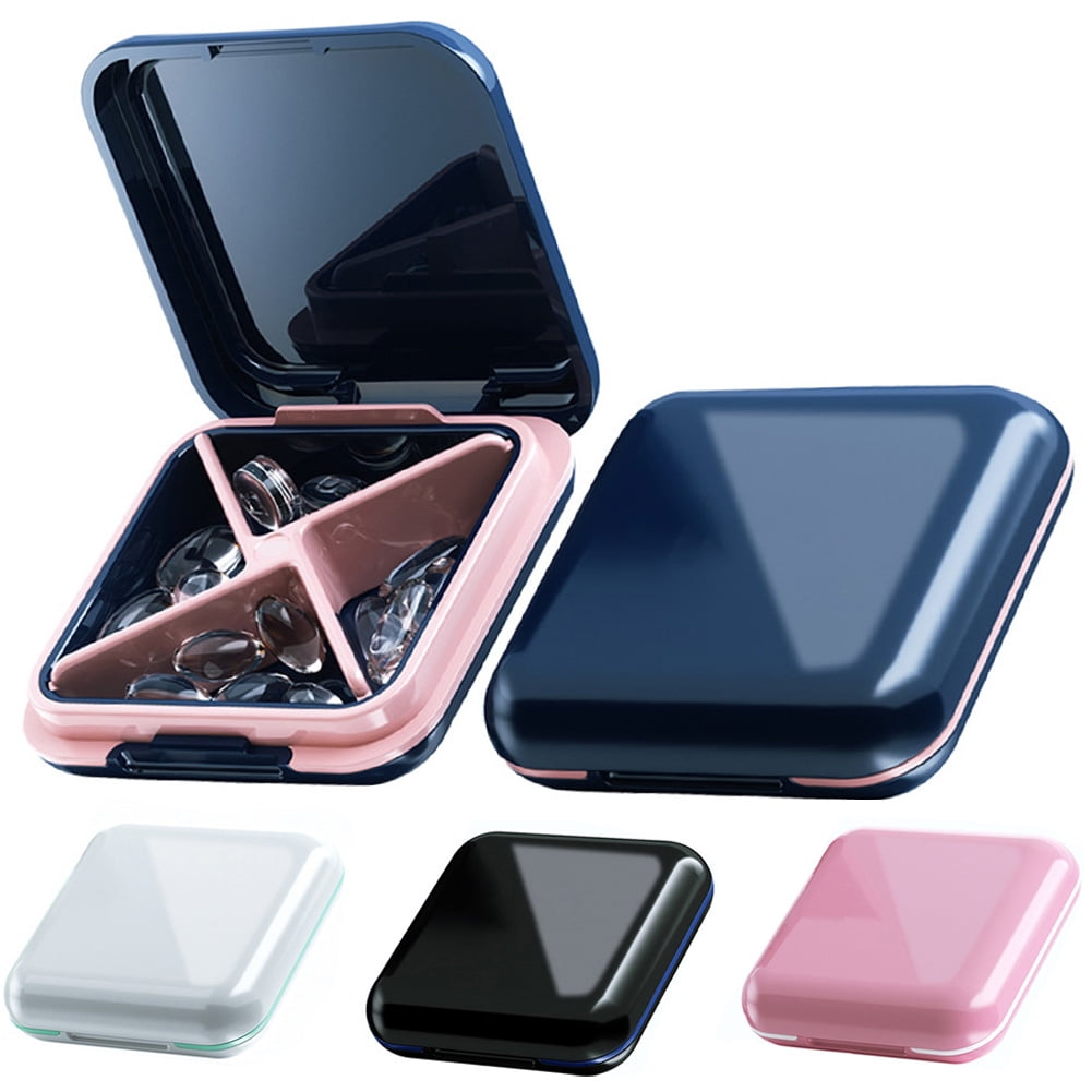 Cheer.US Pill Case Portable Small Supplements Tablet Container Box
