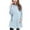 r-204Sky Blue1, variant on MEZZALL Kids Cozy Pullover Hooded Sweatshirt Autumn Winter Classic Round Neck Design Versatile For Girls Long Sleeve Outerwear Solid Color Coats Relaxed Fit Child Streetwear