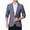 Grey, variant on SWSMCLT Men's Business Long Sleeve Slim Fit Suit Jacket Casual Blazer Fitted Fall Semi Formal Suit Separate Black 44