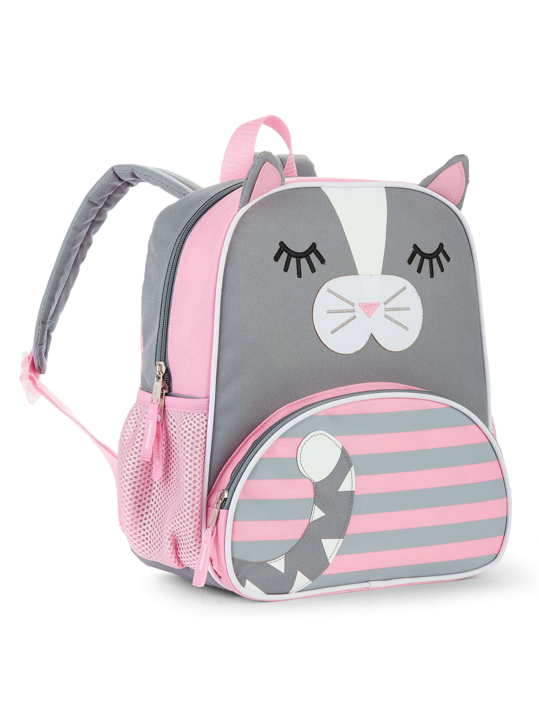 NEW Wonder Nation 12" Kids Kitty Cat Critter Backpack with Mesh Pockets 