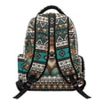 thumbnail image 2 of FKELYI School Backpack for Kids 17 Inch Schoolbag with Multi-Pockets Aztec Tribal Elk Print Primary School Bookbag Casual Daypack Travel Bag for Boys Girls, 2 of 7