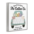 thumbnail image 4 of Toilet Paper Delivery Truck Gray Framed Giclee Art, design by Lettered and Lined, 4 of 9