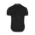 thumbnail image 5 of VSSSJ Mens Henley Shirts Casual Button Up Short Sleeve Tee Shirts Basic Solid Classic Summer Lightweight T Shirts with Pocket Black XXXL, 5 of 5