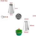 thumbnail image 4 of Heldig Grass stainless steel piping tips for cakes, fondant, cupcakesB, 4 of 6
