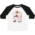 thumbnail image 3 of Inktastic Ballerina I Love Ballet Dance Girls Toddler T-Shirt, 3 of 5