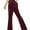 Wine red, variant on G4Free Bootcut Yoga Pants with 4 Pockets Flare Leggings for Women High Waisted Casual Dress Pants