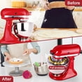 thumbnail image 5 of Removable Pouring Splash Guard for 4.5-5 Quart Tilt-Head Stand Mixer Bowl, Foldable Mixer Lid Cover, Dishwasher Safe Mixer Accessory, 1 Pack, 5 of 7