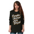 thumbnail image 4 of Fall Pumpkin Obsessed Jesus Blessed Women's Long Sleeve T Shirt Brisco Brands L, 4 of 6