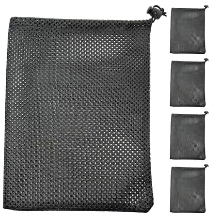LEXSOMEO 5Pcs Golf Balls Mesh Bag Sports Balls Storage Bag Portable Golf Balls Pouch Outdoor Balls Bag