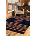 thumbnail image 2 of Westfield Home  Ulubre Faustina Area Rug Navy 3'11" x 5'3" 4' x 6' Indoor Living Room, Bedroom, Dining Room Beige, 2 of 5