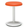thumbnail image 1 of OFM Orbit 18" Tabouret Statique en Similicuir Sans Dossier Rond Orange, 1 of 1