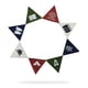 thumbnail image 2 of Banderas decorativas para carpas Jadeshay Banderines 16 Banderas triangulares de cuerda, 2 of 14