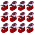 thumbnail image 1 of Botas de caramelo navideñas, 12 piezas, calcetines navideños colgantes, botas navideñas, para decoración de regalos navideños, 1 of 4