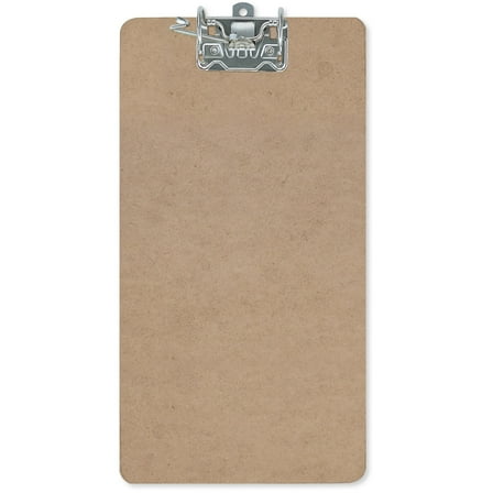 Office Depot Clipboard With Arch Clip, 9in. x 15 1/2in., 100% Recycled, Brown, 10034