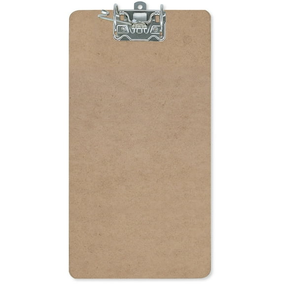 Office Depot Clipboard With Arch Clip, 9in. x 15 1/2in., 100% Recycled, Brown, 10034