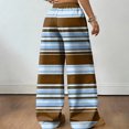 thumbnail image 5 of Boyscolos Women Sweatpants Casual Loose Lounge Drawstring Elastic Waist Straight Leg Palazzo Pants Boho Clothing with Pockets, 5 of 5