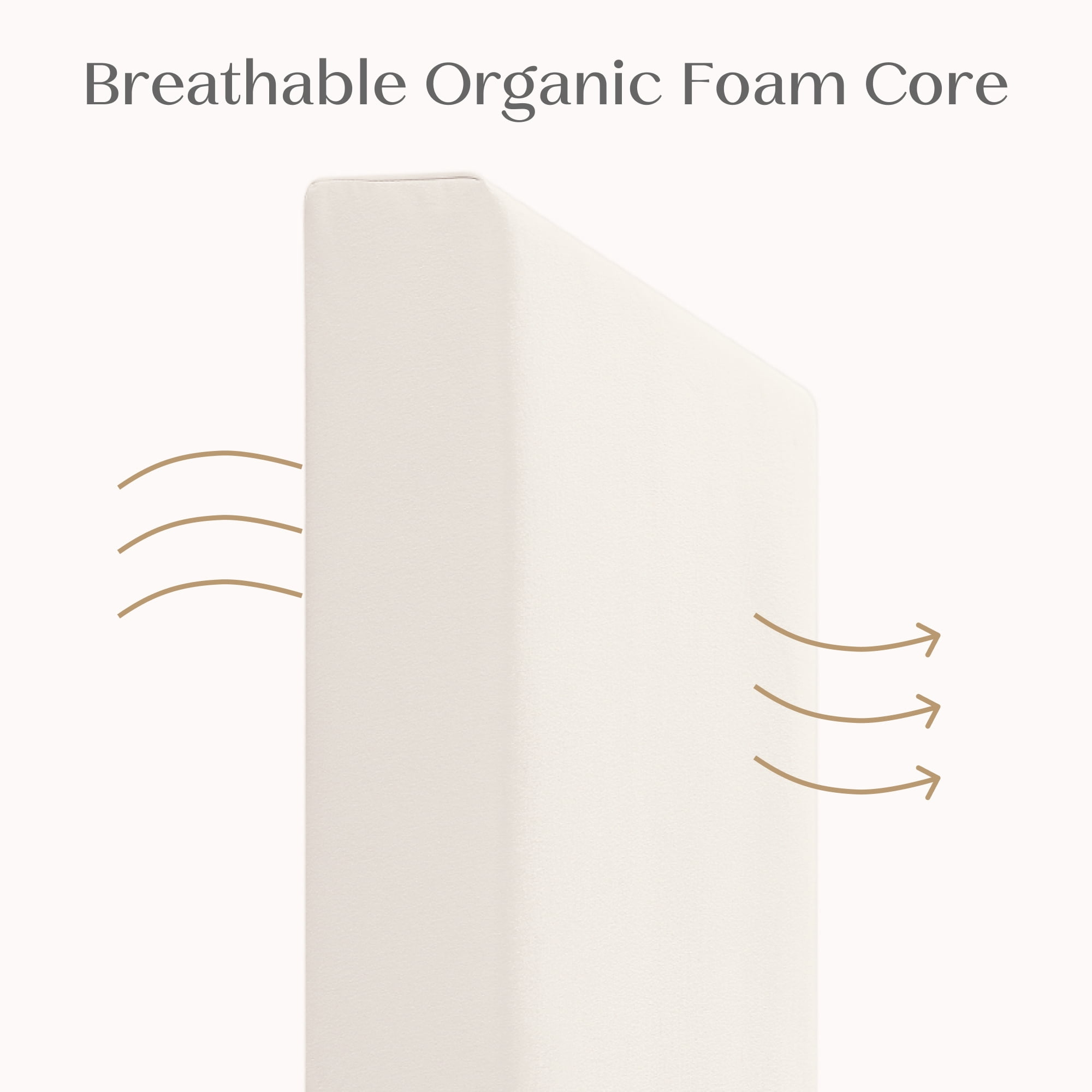 Delta Children CleanEarth Certified Organic Crib and Toddler Mattress – GOTS Certified, Non-Toxic Breathable Baby Mattress - Regulates Temperature, 10-Year Warranty