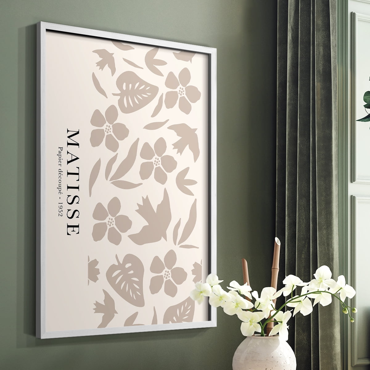 Matisse CCLVII in Solid Wood 8 x 10 Framed Print