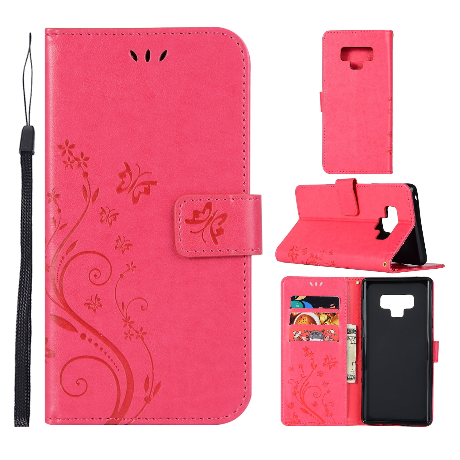 Note 9 Case, Samsung Galaxy Note 9 Case Allytech Premium Wallet PU