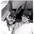 thumbnail image 2 of Máscara de conejo Gay para hombre y mujer, disfraz de fiesta, decoración de Halloween, fiesta de disfraces, Bar, club nocturno, fetiche, 2 of 3