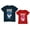 Blue, variant on Daddy and Mommy Shark Shirts Mom and Dad Gifts Baby Shark Matching Set Outfits Mommy Red Large / Daddy Navy Medium