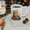 thumbnail image 5 of Coffee Mug 11oz, Merry Christmas Cat Lover Mug, Xmas Present Cat Tea Cup, 5 of 8