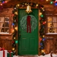 thumbnail image 6 of Artificial Christmas Wreath for Front Door with Velvet Bow, Real Touch Cedar and Pinecone Greenery, Farmhouse Holiday Decor for Indoor Outdoor Use on Windows, Wall, Winter Festival Home Decoration, 6 of 8