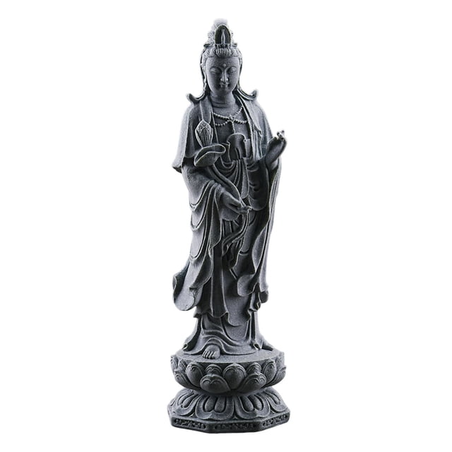 Estatua de Guan Yin, regalos chinos de Feng Shui, figura de Kuanyin, escultura de Buda femenina Estilo E