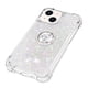 thumbnail image 4 of Funda para iPhone 15 con Brillo Líquido Flotante, Purpurina, Parachoques y Anillo Giratorio Soporte, 4 of 5