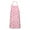 Pink Ribbon Pattern, variant on Pink Breast Cancer Awareness Apron-Garden Aprons for Women with Pockets-Cotton Linen Waterproof Kitchen Cooking Gardening Aprons Adjustable for Kitchen,Cooking,BBQ and Salon 32"x27"