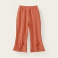 thumbnail image 4 of Girls Jogger Pants Trousers Orange Pants Kids 3-4 Years Girls Pants, 4 of 4