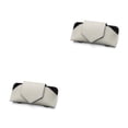 thumbnail image 3 of Speravity Coche Sun Shadow Gafas Clip Cuero Auto Gafas de sol Anteojos Estuche Automotriz Interior Tarjeta Montura Titular Gris Gris 2piezas Speravity CBP294976, 3 of 5
