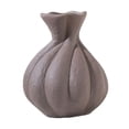 thumbnail image 3 of Vase de flores de cerámica Container floral Floral Desktop Ornament Jarrón decorativo para mesa de café Amplio Estante de hechos Regalo de Marrón, 3 of 8