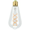 thumbnail image 3 of ST64 Bulb Double Spiral E27 4W 110V Dimmable Light Bulb for Bedroom Coffee Shop Warm Light, 3 of 9
