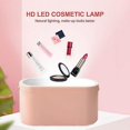 thumbnail image 5 of Caja de cosméticos - Caja de tren para almacenamiento de joyas y maquillaje con luz LED y tapa de espejo, 5 of 5