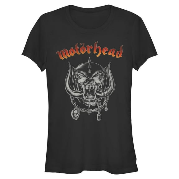 Juniors Motorhead Snaggletooth Logo T Shirt