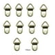 thumbnail image 4 of Kenally 100 Uds. Gancho de Metal semicírculo ganchos geométricos colgadores modernos suministros de punto de cruz pintura al óleo pared de fotos Herramientas y ferretería Oro 763 Trimark Kenally TO011145-02, 4 of 6