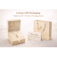 thumbnail image 6 of MOONELLE Moissanite Cross Necklace for Women, 925 Sterling Silver, Yellow Gold Plated, 6 of 8