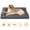 Grey, variant on AUOSHI Orthopedic Dog Bed for Medium Dogs, with Egg Crate Foam Support and Non-Slip Bottom, Fluffy, Soft, and Machine Washable Removable Pet Bed Cover 32 inch, Grey