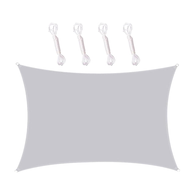 de para Bloque 3x3M / 2x3M Toldo de tela Oxford Toldo de protección de refugio solar para actividades Césped al Gris 3x3m shamjiam Vela de sombra