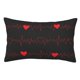 thumbnail image 1 of Balery Cardiogram and Heart Funda de Cojín Estampada, Regalos para Mujeres, Regalos de Amor para Ella, Regalos para Novia o Esposa, Funda de Almohada-16"x24", 1 of 6