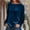 Blue, variant on AXXD Womens Oversized Tee Shirts Blue Basic Summer 2024 Trendy Pullove Solid Long Sleeve Casual Shirt Blouse Tops