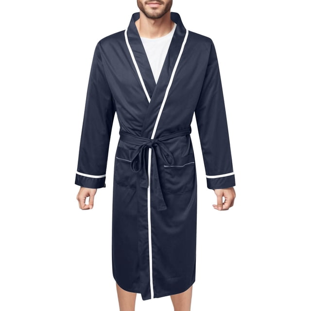 Men's Pajama & Sets & Loungewear Spring and Summer Bathrobe Comfortable Home Wear for Men Relax and Unwind