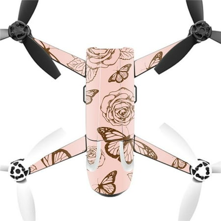 MightySkins PABEBOP2-Butterfly Garden Skin Decal Wrap for Parrot Bebop 2 Quadcopter Drone - Butterfly Garden
