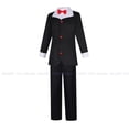 thumbnail image 3 of Disfraz de Husk Hazbin para Cosplay, uniforme negro para Halloween, Hotel, trajes de fiesta con sombrero, orejas, cejas, utilería, 3 of 5