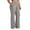 Gray, variant on Wide Leg Pants for Women Elastic High Waist Solid Color Side Split Casual Active Bottoms