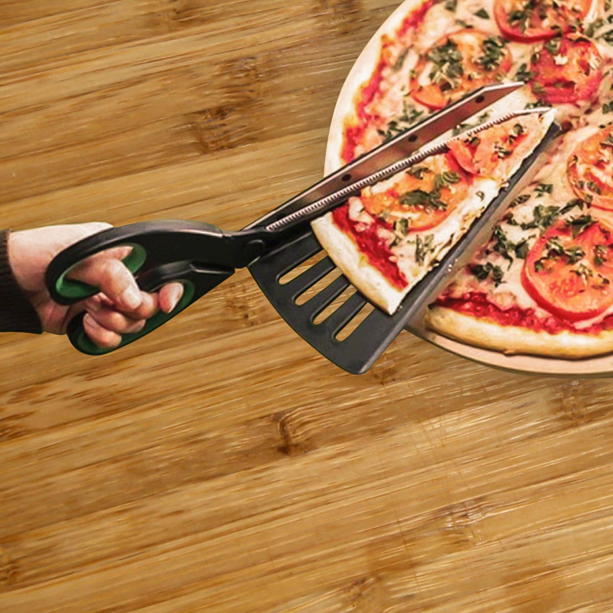 Pizza Scissors , Cutter SpatulaRed